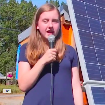 macey hayes at Eco Dfndrs summer camp